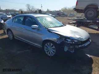 2015 Honda Accord Sedan EX-L with VIN 1HGCR3F83FA028431, listed as a IAAI auction lot 42042743 with 60,873 mi miles. Bid and sale history available at carsss.com. Image 1.