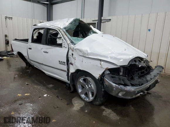 2017 Ram 1500 Big Horn with VIN 3C6RR7LT5HG505218, listed as a Copart auction lot 81803064 with 161,667 mi miles and Salvage Title. Bid and sale history available at carsss.com. Image 4.
