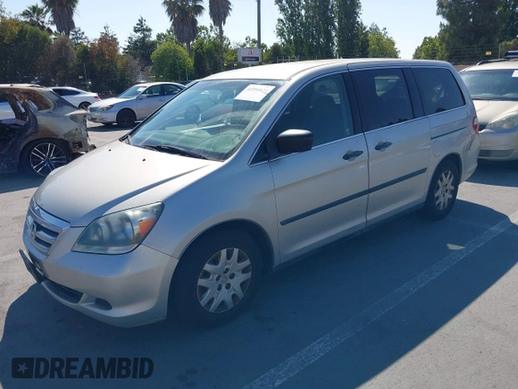 2006 Honda Odyssey LX with VIN 5FNRL38226B085181, listed as a IAAI auction lot 42594621 with 210,616 mi miles and . Bid and sale history available at DreamBid. Image 2.