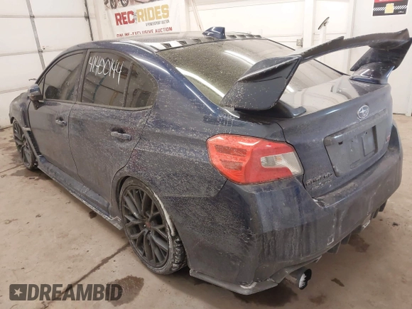 2019 Subaru WRX STI with VIN JF1VA2S63K9829858, listed as a IAAI auction lot 41400144 with 36,405 mi miles. Bid and sale history available at carsss.com. Image 3.