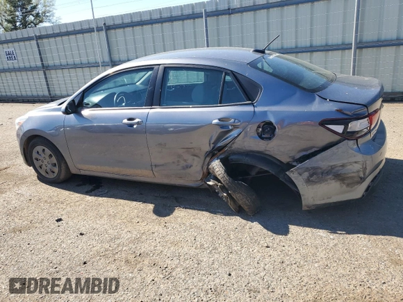 2020 Kia Rio LX with VIN 3KPA24AD4LE329500, listed as a Copart auction lot 48577625 with 72,184 mi miles and Salvage Title. Bid and sale history available at carsss.com. Image 2.