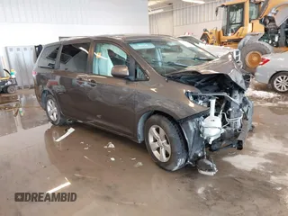 2012 Toyota Sienna with VIN 5TDKA3DC0CS012095, listed as a IAAI auction lot 41317071 with Not Provided miles and . Bid and sale history available at DreamBid. Image 1.