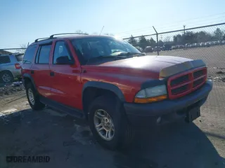2003 Dodge Durango Sport with VIN 1D4HS38N03F622469, listed as a IAAI auction lot 41612474 with 99,487 mi miles. Bid and sale history available at carsss.com. Image 1.