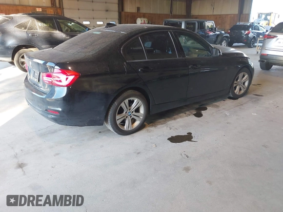 2016 BMW 3 Series 328i xDrive with VIN WBA8E3G51GNU02983, listed as a IAAI auction lot 40755586 with 75,082 mi miles. Bid and sale history available at carsss.com. Image 4.