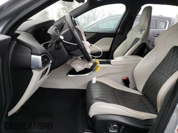 2020 Jaguar F-Pace SVR with VIN SADCZ2EE3LA617186, listed as a Copart auction lot 73372603 with 52,265 mi miles and Salvage Title. Bid and sale history available at DreamBid. Image 7.