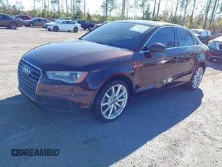 2015 Audi A3 2.0T Premium Plus with VIN WAUEFGFFXF1039378, listed as a IAAI auction lot 41837750 with 169,450 mi miles. Bid and sale history available at carsss.com. Image 2.