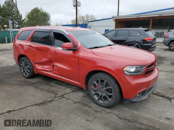 2016 Dodge Durango R/T с VIN 1C4SDJCT1GC477487, выставлен на аукционе Copart как лот 53874955 с пробегом 109 052 миль миль и Списание • Salvage title. История ставок и продаж доступна на DreamBid. Изображение 4.