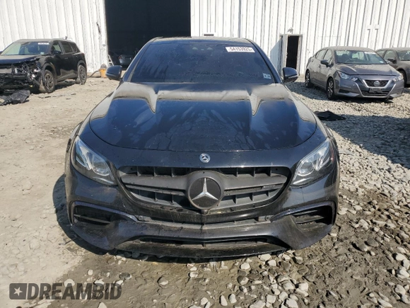 2019 Mercedes-Benz E 63 S AMG with VIN WDDZF8KB4KA665411, listed as a Copart auction lot 54153925 with Not provided miles and Salvage title. Bid and sale history available at DreamBid. Image 5.
