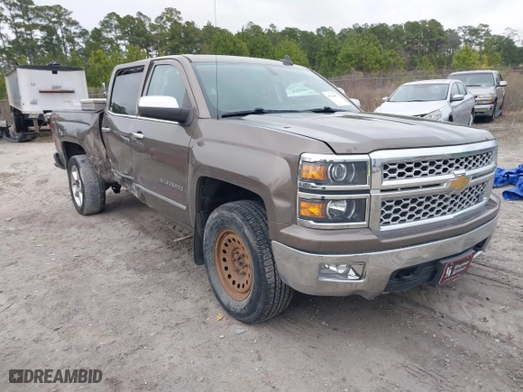 2015 Chevrolet Silverado 1500 LTZ with VIN 3GCUKSEC5FG467252, listed as a IAAI auction lot 41544477 with 144,719 mi miles. Bid and sale history available at carsss.com. Image 1.