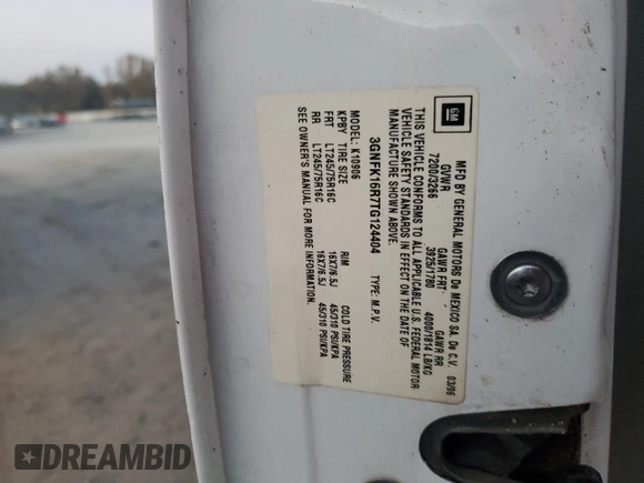 1996 Chevrolet Suburban z VIN 3GNFK16R7TG124404, wystawiony jako Copart lot #77361264 z przebiegiem 256 935 mil mil oraz Szkoda całkowita • Salvage title. Historia ofert i sprzedaży dostępna na DreamBid. Obrazek 13.