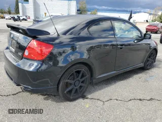 2005 Scion tC with VIN JTKDE167750037916, listed as a Copart auction lot 48958025 with 151,381 mi miles and Salvage Title. Bid and sale history available at carsss.com. Image 3.