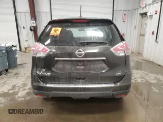 2016 Nissan Rogue SV with VIN 5N1AT2MV0GC913617, listed as a Copart auction lot 52123835 with Not Provided miles and Salvage Title. Bid and sale history available at DreamBid. Image 6.