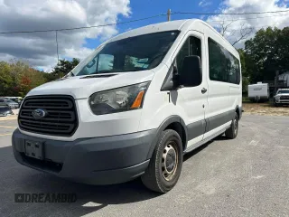 2015 Ford Transit Passenger XL with VIN 1FBAX2CM8FKA38538, listed as a Copart auction lot 74785344 with 151,164 mi miles and Clean Title. Bid and sale history available at carsss.com. Image 1.