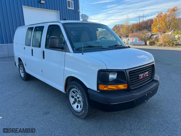 2013 GMC Savana Cargo Van with VIN 1GTS8AF44D1151490, listed as a Copart auction lot 79363094 with 93,210 mi miles and Clean Title. Bid and sale history available at carsss.com. Image 2.