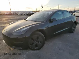 2022 Tesla Model 3 with VIN 5YJ3E1EA6NF350098, listed as a Copart auction lot 41807325 with Not Provided miles and Salvage Title. Bid and sale history available at DreamBid. Image 1.