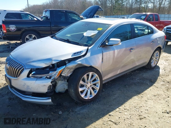 2015 Buick LaCrosse Premium I with VIN 1G4GD5G30FF245107, listed as a IAAI auction lot 41297513 with 269,323 mi miles. Bid and sale history available at carsss.com. Image 6.