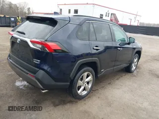 2020 Toyota RAV4 Hybrid Limited with VIN 4T3DWRFV1LU005327, listed as a IAAI auction lot 41886432 with 13,107 mi miles. Bid and sale history available at carsss.com. Image 4.
