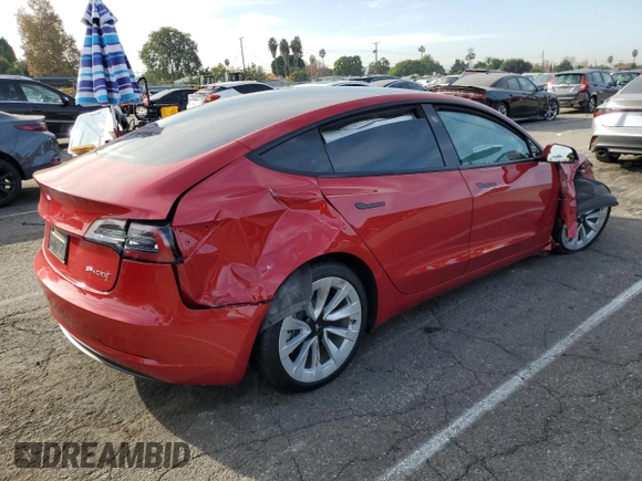 2023 Tesla Model 3 with VIN 5YJ3E1EA5PF548786, listed as a Copart auction lot 82928324 with Not Provided miles and Salvage Title. Bid and sale history available at DreamBid. Image 3.