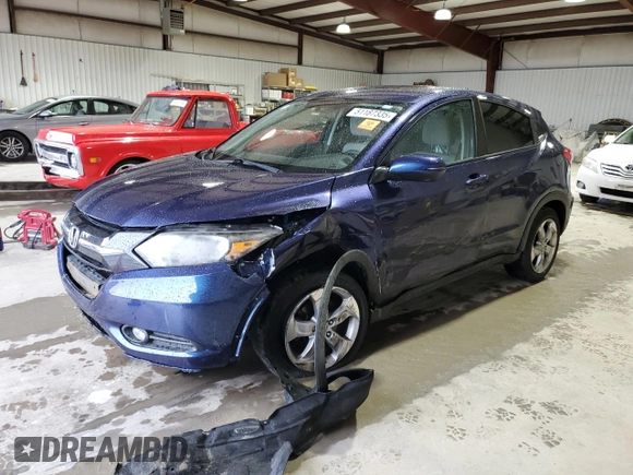 2016 Honda HR-V EX with VIN 3CZRU6H57GM750186, listed as a Copart auction lot 51187335 with 141,552 mi miles and Salvage Title. Bid and sale history available at DreamBid. Image 1.