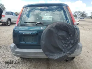 1997 Honda CR-V with VIN JHLRD1856VC037760, listed as a Copart auction lot 61293584 with 185,380 mi miles and Salvage Title. Bid and sale history available at carsss.com. Image 6.