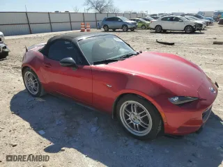 2016 Mazda MX-5 Miata Club with VIN JM1NDAC77G0114385, listed as a Copart auction lot 46926455 with 101,855 mi miles and Salvage Title. Bid and sale history available at carsss.com. Image 4.