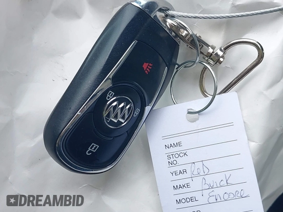 2017 Buick Encore Preferred with VIN KL4CJASB8HB057197, listed as a IAAI auction lot 41951751 with 86,217 mi miles and . Bid and sale history available at DreamBid. Image 11.
