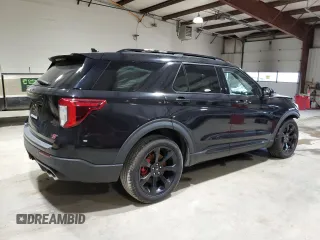2020 Ford Explorer ST with VIN 1FM5K8GC9LGA24500, listed as a Copart auction lot 49854405 with 91,323 mi miles and Salvage Title. Bid and sale history available at carsss.com. Image 3.