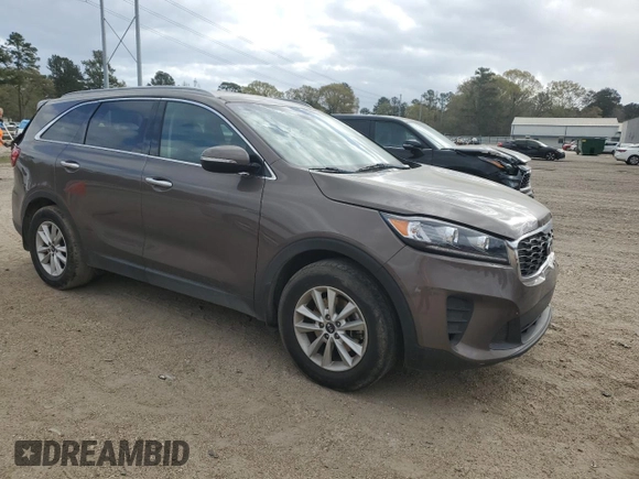 2019 Kia Sorento LX with VIN 5XYPG4A31KG572525, listed as a Copart auction lot 49711215 with 93,542 mi miles and Salvage Title. Bid and sale history available at DreamBid. Image 4.