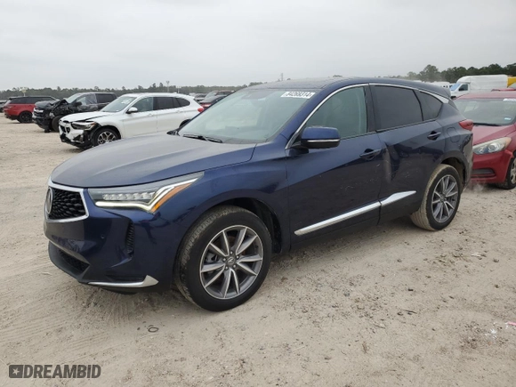 2023 Acura RDX w/Technology Package with VIN 5J8TC1H58PL000350, listed as a Copart auction lot 84269314 with 13,218 mi miles and Non Repairable. Bid and sale history available at carsss.com. Image 1.