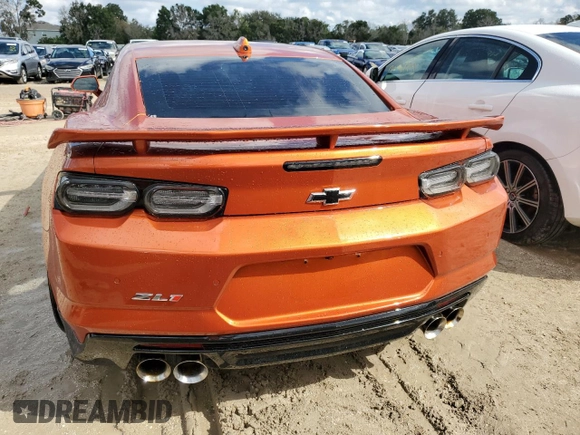 2023 Chevrolet Camaro ZL1 with VIN 1G1FK1R62P0152754, listed as a Copart auction lot 74288004 with Not provided miles and Non repairable. Bid and sale history available at DreamBid. Image 6.