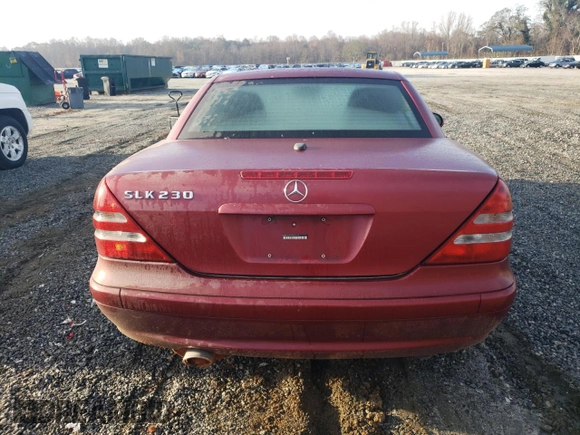 2003 Mercedes-Benz SLK 230 Kompressor with VIN WDBKK49F03F285140, listed as a Copart auction lot 80080364 with 99,769 mi miles and Salvage title. Bid and sale history available at DreamBid. Image 6.