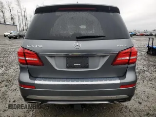 2018 Mercedes-Benz GLS with VIN 4JGDF6EE1JB174362, listed as a Copart auction lot 44164913 with 52,476 mi miles. Bid and sale history available at carsss.com. Image 6.