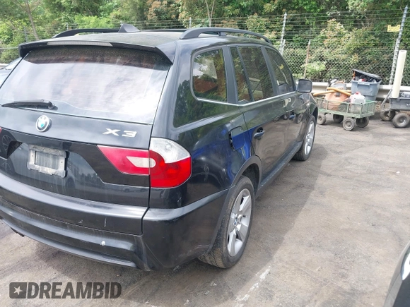 2006 BMW X3 3.0i with VIN WBXPA93456WG81492, listed as a IAAI auction lot 42134301 with 172,554 mi miles. Bid and sale history available at carsss.com. Image 4.