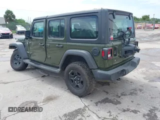 2021 Jeep Wrangler Unlimited Sport S с VIN 1C4HJXDNXMW553207, выставлен на аукционе IAAI как лот 42791218 с пробегом 69 770 миль миль и . История ставок и продаж доступна на DreamBid. Изображение 3.