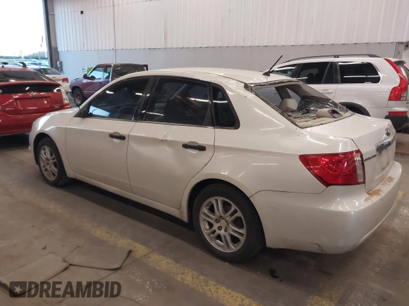 2008 Subaru Impreza Sedan (Natl) i w/Premium Pkg with VIN JF1GE61678G507041, listed as a IAAI auction lot 41214752 with 218,785 mi miles. Bid and sale history available at carsss.com. Image 3.