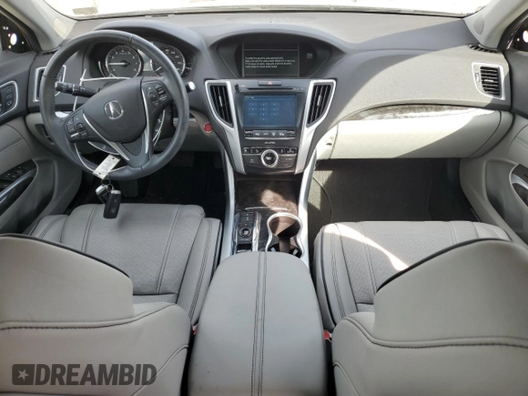 2018 Acura TLX Advance with VIN 19UUB3F7XJA006760, listed as a Copart auction lot 43047455 with 30,299 mi miles and Salvage title. Bid and sale history available at DreamBid. Image 8.