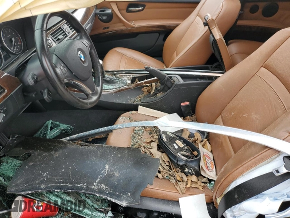2008 BMW 3 Series 328i with VIN WBAWB33578P133738, listed as a Copart auction lot 44792955 with 0 mi miles and Salvage Title. Bid and sale history available at carsss.com. Image 7.