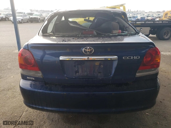 2003 Toyota ECHO with VIN JTDAT123630265938, listed as a Copart auction lot 83494984 with 100,457 mi miles and Salvage Title. Bid and sale history available at carsss.com. Image 6.