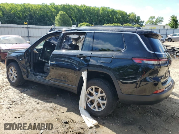 2021 Jeep Grand Cherokee Limited with VIN 1C4RJKBG8M8189045, listed as a Copart auction lot 57964365 with Not provided miles and Salvage title. Bid and sale history available at DreamBid. Image 2.