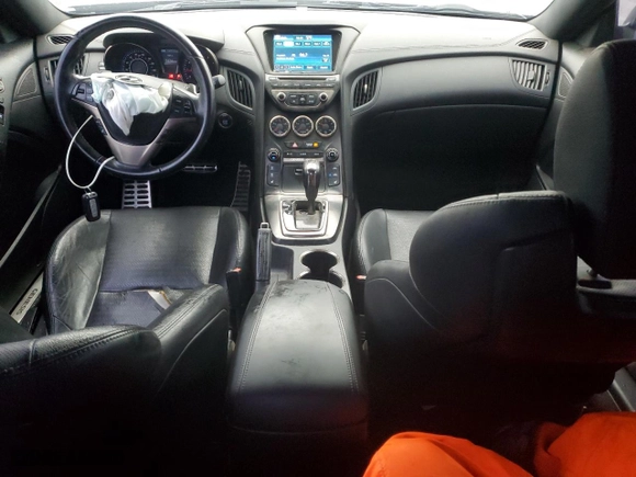 2013 Hyundai Genesis Coupe 3.8 Track with VIN KMHHU6KJ1DU111361, listed as a Copart auction lot 45206875 with 133,813 mi miles and Salvage Title. Bid and sale history available at carsss.com. Image 8.