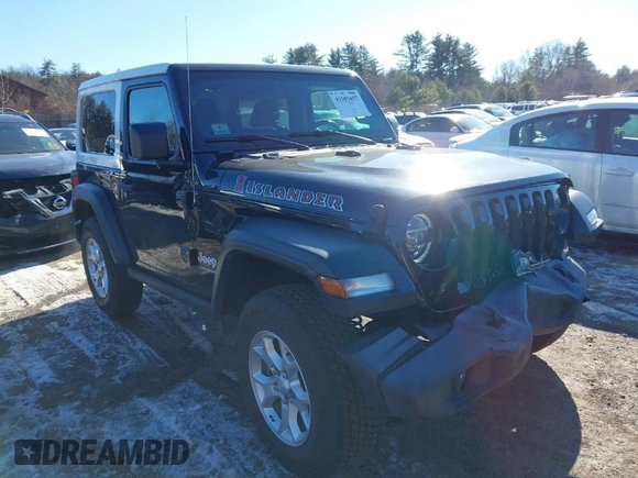 2021 Jeep Wrangler 80th Anniversary with VIN 1C4GJXAN0MW557797, listed as a IAAI auction lot 41505457 with 40,611 mi miles and . Bid and sale history available at DreamBid. Image 1.