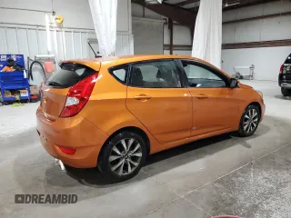 2016 Hyundai Accent Sport with VIN KMHCU5AE0GU244416, listed as a Copart auction lot 81792904 with 54,278 mi miles and Salvage Title. Bid and sale history available at carsss.com. Image 3.