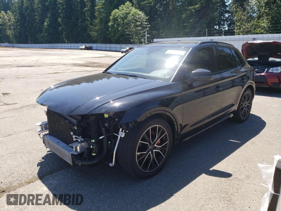 2021 Audi SQ5 Premium Plus with VIN WA1B4AFY7M2032061, listed as a Copart auction lot 59456094 with 15,309 mi miles and Salvage Title. Bid and sale history available at DreamBid. Image 1.