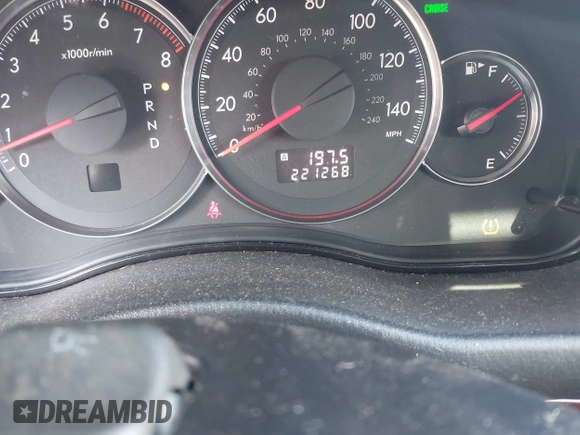 2008 Subaru Legacy Limited with VIN 4S3BL626187224899, listed as a IAAI auction lot 41986396 with 221,268 mi miles and . Bid and sale history available at DreamBid. Image 15.