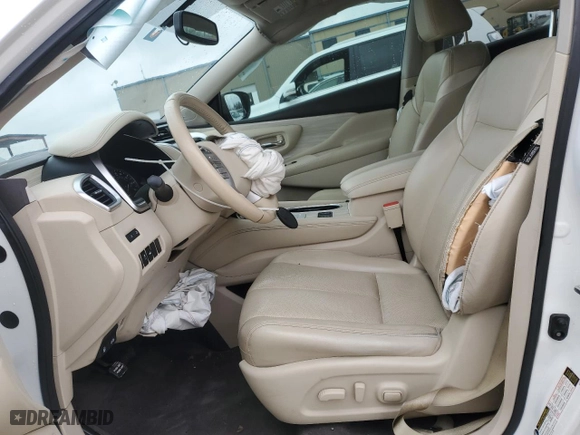 2018 Nissan Murano Platinum with VIN 5N1AZ2MG9JN199160, listed as a Copart auction lot 87759595 with 122,841 mi miles and Salvage Title. Bid and sale history available at carsss.com. Image 7.