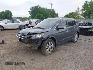 2013 Honda CR-V EX-L z VIN 2HKRM4H74DH632299, wystawiony jako IAAI lot #42324538 z przebiegiem 184 173 mil mil oraz . Historia ofert i sprzedaży dostępna na DreamBid. Obrazek 2.