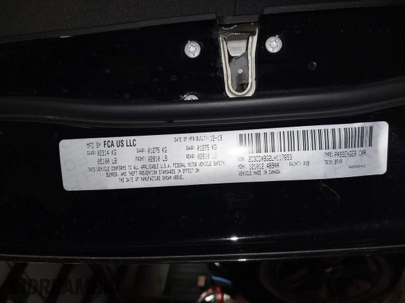 2020 Dodge Charger SXT z VIN 2C3CDXBG2LH117653, wystawiony jako IAAI lot #41753759 z przebiegiem 87 690 mil mil oraz . Historia ofert i sprzedaży dostępna na DreamBid. Obrazek 9.