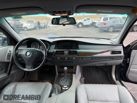 2005 BMW 5 Series 530i with VIN WBANA73575CR57148, listed as a Copart auction lot 72956964 with 138,524 mi miles and Clean Title. Bid and sale history available at DreamBid. Image 9.