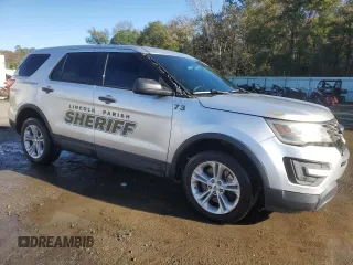 2016 Ford Utility Police Interceptor with VIN 1FM5K8AR7GGA78431, listed as a Copart auction lot 81183004 with 86,080 mi miles and Salvage Title. Bid and sale history available at carsss.com. Image 4.