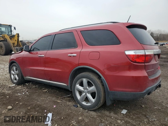 2011 Dodge Durango Citadel z VIN 1D4SD5GT2BC592533, wystawiony jako Copart lot #51971705 z przebiegiem 103 092 mil mil oraz Szkoda całkowita • Salvage title. Historia ofert i sprzedaży dostępna na DreamBid. Obrazek 2.